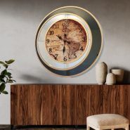 ساعت دیواری ژینا قابل استفاده در دکور کلاسیک و مدرن